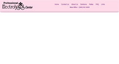 Desktop Screenshot of professionalelectrolysiscenter.com